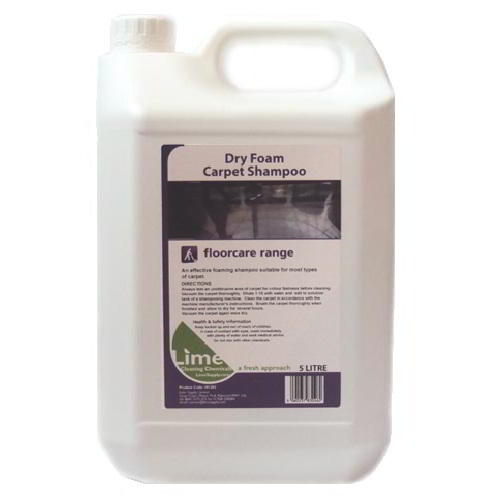 Dry foam carpet shampoo 5lt Carpet Care Floorcare Chemicals