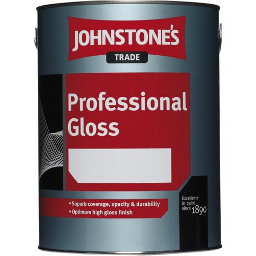 2.5 Litre Johnstone's Professional Gloss Gloss Paint Interior Paint